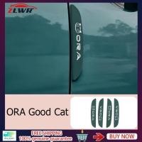 ราคา ใช้สำหรับ ORA Good Cat 4pcs แถบป้องกันการชนกันของประตู สติ๊กเกอร์กันรอยขีดข่วน กระจกข้างประตู สติ๊กเกอร์ตกแต่ง (44101169909)
