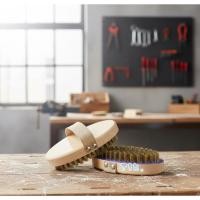 ราคา แปรงขัดขนทองเหลือง กลมไข่ ตราสมอ (22407590644)