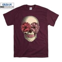 ราคา 【hot sale】เสื้อยืดผ้าฝ้าย คอกลม พิมพ์ลายหัวกะโหลก โครงกระดูก โครงกระดูก แฟชั่นสําหรับผู้ชาย (18420861568)