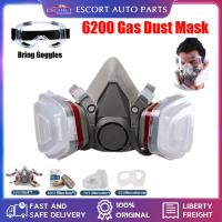 ราคา 【COD】6200 Gas Mask Dust Mask Mask Spray Paint Decoration Protection Toxic Vapor Filter Respirator Half Mask Chemical (55555033694)