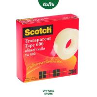 ราคา 3M Scotch (สก๊อตช์) เทปใส 3/4' 'x36หลา (18 มม.x33 เมตร) #600 (12887015671)