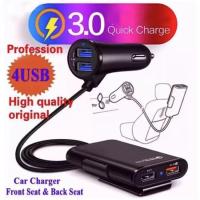 ราคา เครื่องชาตแบต 12v ที่ชา 4 USB พอร์ตเร็ว3.0 &2.4A & 3.Aทีชาตแบตในรถ24vที่ชาร์จในรถ (19651737126)