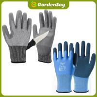 ราคา (ของขวัญ)ถุงมือกันของมีคมบาด ถุงมือนิรภัย ถุงมือทำงาน กันหนาม กันลื่น ถุงมือเคลือบยาง (20573638751)