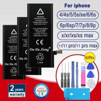 ราคา แบตเตอรี่สำหรับ APPLE Iphone 6 6S 5 5S SE 6P 6Sp 7 7Plus 8 8Plus X XR XS 11 Se2 4 4G 4S Pro MAX ทดแทน Batteria + (25324508851)