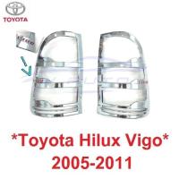 ราคา ครอบไฟท้าย TOYOTA HILUX VIGO 2004 - 2010 ครอบ ไฟท้าย ชุบโครเมี่ยม โตโยต้า วีโก้ ครอบฝาท้าย ครอบท้าย (23474873432)