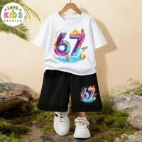ราคา ชุดเซตเด็ก เสื้อเด็ก ชุดกีฬาเด็ก ปีงสงกรานต์ 2026 ลาย67 สไตล์ไทย น่ารัก เด็กเที่ยวสงกรานต์ ไซส์100-150 อายุ 2-12 ปี (50557285410)