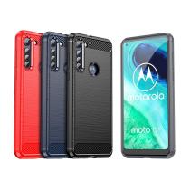 ราคา สําหรับ Motorola Moto G7 Plus G7 Play G7 Power Moto G8 Plus G8 Play G8 Power Lite กรณีกันกระแทก TPU คาร์บอนไฟเบอร์เคสโทรศัพท์ (42201155125)