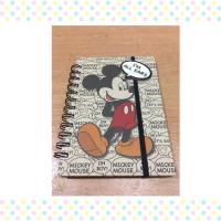 ราคา สมุดสันห่วง + สายรัด มิกกี้เมาส์ mickey mouse (1398801998)