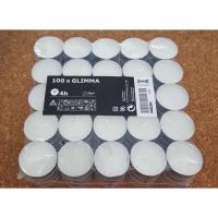 ราคา เทียนทีไลท์ อิเกีย GLIMMA กลิมม่า IKEA ของแท้ ไร้กลิ่น แบ่งขาย (12808164290)