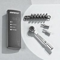 ราคา ชุดเครื่องมือซ่อมจักรยาน GIANT Multi-tool Ratchet System ประแจแหวนฟรี + อัลเลน 2–6mm + Torx T10/T25 + ไขควงแบน (19361087599)