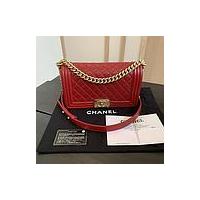 ราคา [CO230108235] Chanel / Boy Lambskin GHW (21772385149)