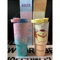 ราคา แก้ว เก็บอุณหภูมิ POMPOMPURIN และ LittleTwinStarsใหม้แท้พร้อมหลอด (27159002280)