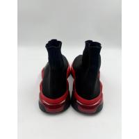 ราคา รองเท้า Balenciaga Speed Sneaker Cleae Sole Trainer Black /White (26719543259)