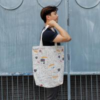 ราคา กระเป๋าผ้ายีนส์มีซิป Tote Bag ลายแมว ลายยูนิคอร์น ลายการ์ตูน กระเป๋ารักษ์โลก ถุงผ้าลดโลกร้อน ถุงผ้ารักษ์โลก (23542335768)