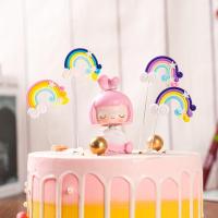 ราคา ป้ายธง สีรุ้ง สําหรับตกแต่งเค้กวันเกิดเด็ก คัพเค้ก (10040366362)