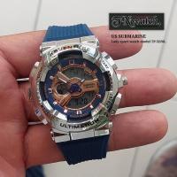 ราคา นาฬิกาผู้หญิง US SUBMARINE รุ่น TP-3226L นาฬิกาข้อมือดิจิตอล/อะนาล็อก ทำงาน2ระบบ สายยางใส่เล่นกีฬาได้ กันน้ำ100% (26460902921)