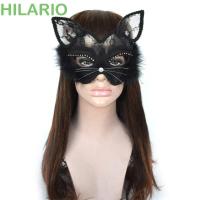 ราคา Hilario หน้ากากแมว ลูกไม้ สีดํา หรูหรา สําหรับผู้หญิง ปาร์ตี้ฮาโลวีน (19684993121)