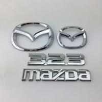 ราคา Mazda 323โลโก้ด้านหน้าและด้านหลัง MAZDA ภาษาอังกฤษโลโก้กล่องท้ายตาข่าย (24487856290)