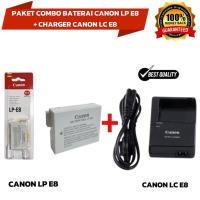 ราคา PAKET HEMAT BATERAI CANON LP E8 + CHARGER CANON LC E8 (48107227591)