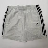 ราคา กางเกงขาสั้น สีขาว กางเกงกีฬา วิ่ง sport ผ้าร่ม ผ้ากีฬา มีเชือกปรับเอว (เอว38ยืดได้46) แบรนด์ Adidas มือสอง ของแท้ (52857067083)