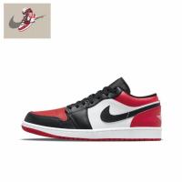 ราคา NIKE Air Jordan 1 Low Bred Toe (ของแท้ 100 % ) (22569648755)