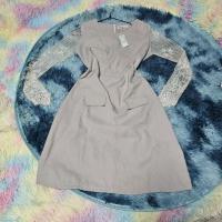 ราคา Dress เดรสแขนยาวซีทรูงานป้าย Dressworld สวยมาก หรูหราหมาเห่า (งานมือ1ป้ายหอย) (29860517083)