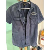 ราคา เสื้อเชิ๊ตชาย แขนสั้น von dutch มือสองของแท้ (6256169156)