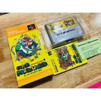 ราคา งานกล่อง [Super Famicom] : Super Mario World กล่องสภาพสวย มีตำหนิสีเฟดตรงมุมเล็กน้อยคู่มือสมบูรณ์ครบถ้วน (27478503247)