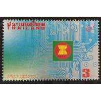 ราคา [แสตมป์ไปรษณีย์ไทย ยังไม่ใข้] ปี 2547 ชุด การสื่อสารแห่งชาติ, ดวงเดี่ยว หน้าดวง 3 บาท (26527065454)