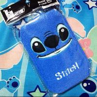 ราคา การ์ตูน Lilo Stitch Furry Blue Handphone กระเป๋าโทรศัพท์มือถือพร้อมคลิปปุ่มสําหรับ iPhone 4 4s 5 5c! (26817012779)