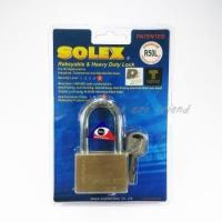 ราคา กุญแจ SOLEX R-PREMIUM คอยาว 50L mm. กุญแจอย่างดี ระบบล็อคลูกปืนมาสเตอร์คีย์ (MASTER KEY) SOLEX (4334464941)