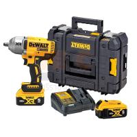 ราคา Dewalt บล็อก(Brushless) ไร้สาย 20V DCF900P2T ขนาด 1/2 นิ้ว 830NM (แบต5.0Ah x 2 + แท่นชาร์จDCB115) เซต (25371243462)