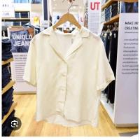 ราคา saleshopเสื้อเชิ้ตทรงฮาวายuniqloแท้มือ1ตัดป้าย (24791210485)