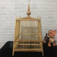 ราคา กรงนก หัวจุก กรงไม้ 15 ซี่ และ 17 ซี่ กรงโหล (2237335218)