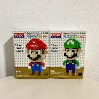 ราคา NEW มือ1 : แพ็คคู่มาริโอ้และลุยจิ Mario & Luigi ตัวต่อเลโก้ นาโนบล็อค (27060387945)
