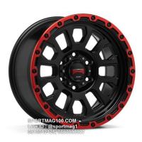 ราคา ล้อแม็กซ์ Lenso MAX X12 ขอบ16นิ้ว 6รู139.7 สีดำขอบแดง กว้าง8.5นิ้ว Offset0 [21281] (40222752243)