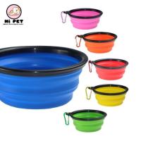 ราคา MILLY HOUSE♥Pet portable folding bowlชามอาหารหมา แมว ชามซิลิโคน พกพาสะดวก พับได้ ใส่ได้ทั้งอาหารและน้ำ (6108712657)