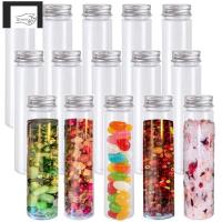 ราคา [qianaizi]หลอดทดลองพลาสติก 110Ml 15 ชิ้น,หลอดทดลองแบนใส,หลอดทดลองพลาสติกพร้อมฝาเกลียวสําหรับ Candy,Beans,Party Decor (54454168835)