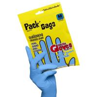 ราคา ถุงมือยาง Pack`Gags (ถุงมือไนไตร) สีฟ้า (4093459200)