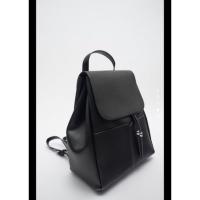 ราคา ส่งต่อกระเป๋าเป้สีดำ งาน Zara Basic Backpack กระเป๋าเป้หนัง กระเป๋าเป้ไปต่างประเทศ (20066867732)