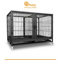 ราคา Petus กรงหมา กรงสัตว์เลี้ยง กรงสุนัข ซี่กรงห่าง 4 ซม. กรงแบ่ง 2 ช่อง เหล็กหนา ประตูเปิดกว้าง Dog Cage (14449695474)