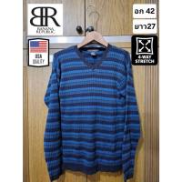 ราคา เสื้อแขนยาว สเวตเตอร์ ผ้ายืด แบรนด์ Banana Republic มือ2ของแท้ (27473464858)