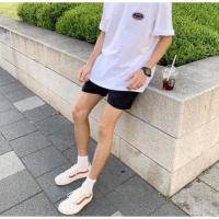 ราคา กางเกงขาสั้นผู้ชาย ความยาว 14 นิ้ว รหัส 01 (สีดำ ครีม ขาว ) (4761904655)