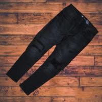 ราคา Denim JEANS WASHED RIPPED STRETCH BIKERPANTS TOURING ZARA MAN ORIGINAL SECOND PRELOVED. (14353852813)