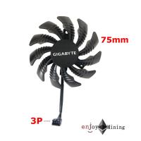 ราคา พัดลมการ์ดจอ Gigabyte GV-N970WF3-4GD N970WF3OC-4GD (T128010SM) ขนาด 75MM สายไฟหัว3พิน (21076345591)