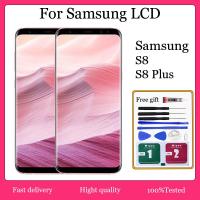 ราคา Original AMOLED สําหรับ Samsung Galaxy S8 S8 Plus จอแสดงผล LCD หน้าจอสัมผัสพร้อมการเปลี่ยนกรอบ (29150419564)