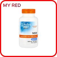 ราคา Doctor's Best, MSM with OptiMSM®, 1,500 mg, 120 Tablets (54753762429)