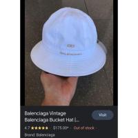 ราคา Balenciaga หมวกบักเก็ต แบรนด์แท้ มือสอง bucket hat (18591275426)