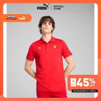 ราคา PUMA Auto เสื้อโปโลผู้ชาย Scuderia Ferrari Race Cloudspun สีแดง - 63018502 (40314060598)