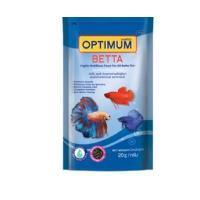 ราคา อาหารปลากัด OPTIMUM BETTA 20 g. อาหารปลากัด สูตรเร่งสี เร่งโต ป้องกันโรค ใช้แล้วน้ำไม่ขุ่น (23875890294)